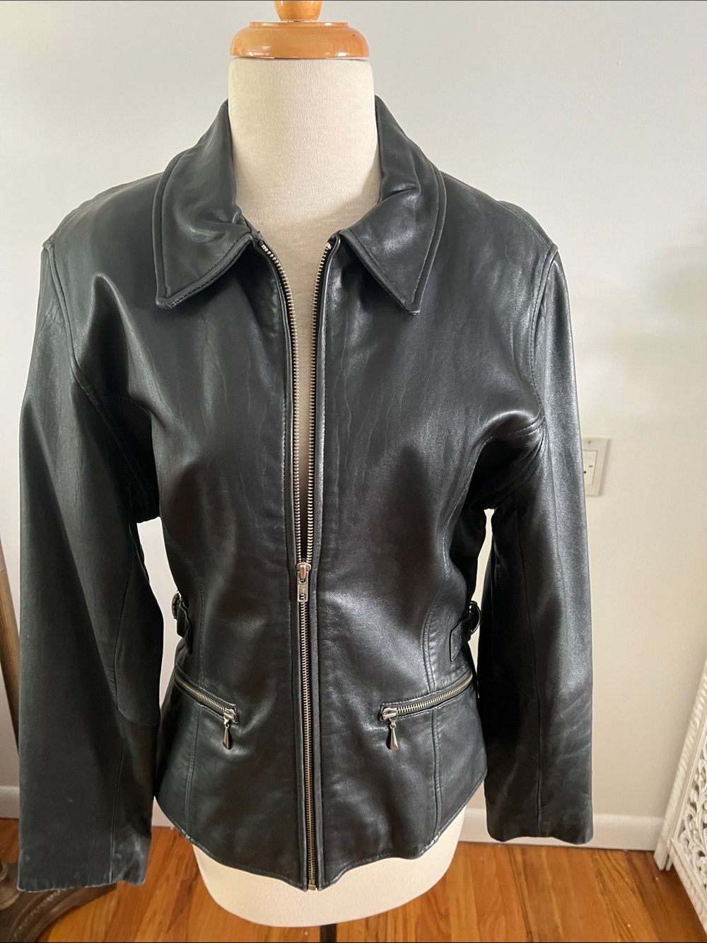 Ladies leather jacket